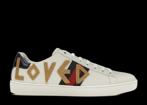 Gucci Ace Embroidered Love (Women's)