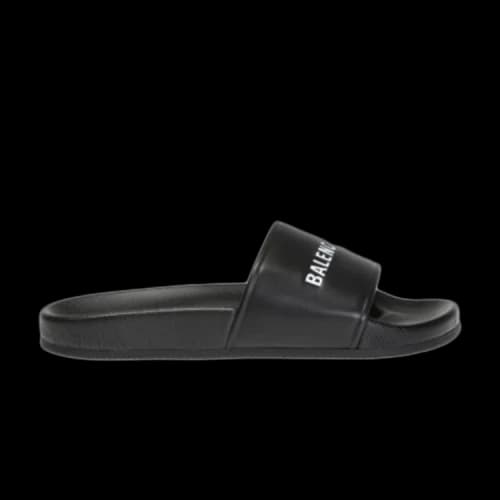 Balenciaga Logo Slide 'Black'