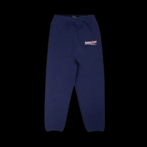 Balenciaga Kids Logo Jogging Pants 'Blue'