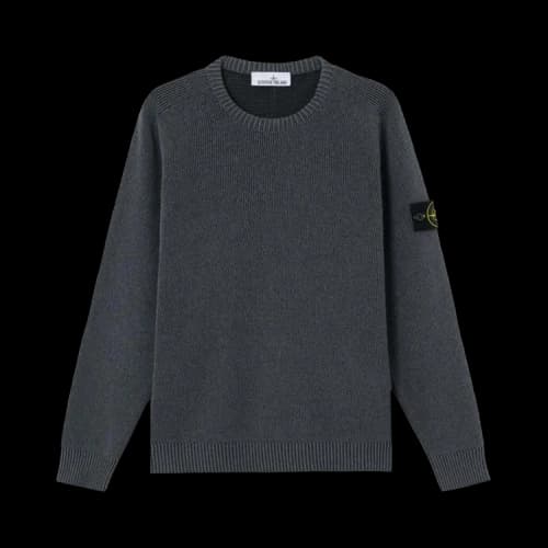 Stone Island Basic Crew Neck Sweatshirt 'Melange Charcoal'