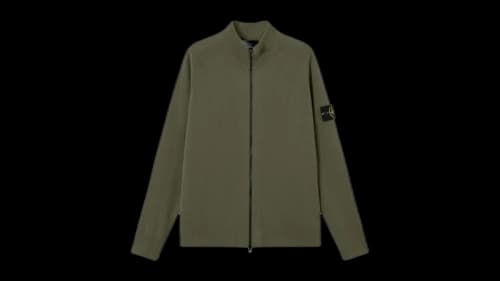 Stone Island Light RWS Geelong Wool 5100044 Sweater Military Green
