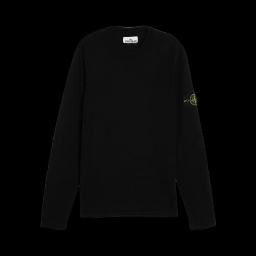 Stone Island Light Raw Stocking Stitch Sweatshirt 'Black'