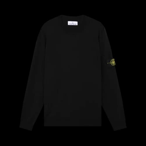 Stone Island Basic Crew Neck Sweatshirt 'Black'