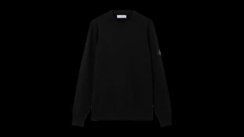 Stone Island Lambswool 5100072 Sweater Black