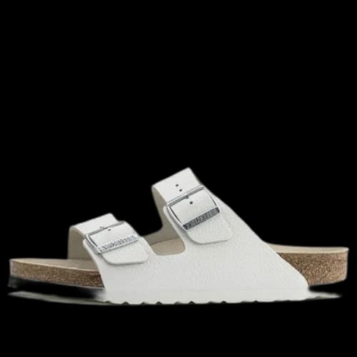 Birkenstock Arizona Natural Leather Narrow Fit 'White'