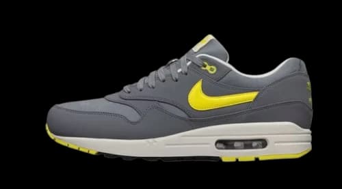 Nike Air Max 1 Cool Grey Sonic Yellow