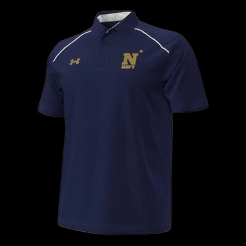 Under Armour United States Naval Academy Logo Polo Shirt 'Navy Blue'