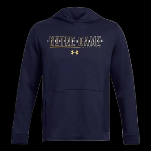 Under Armour University of Notre Dame Hoodie 'Navy Yellow'