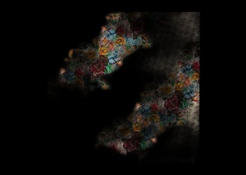 Gucci Logo Motif Floral Print Silk Scarf Beige/Red