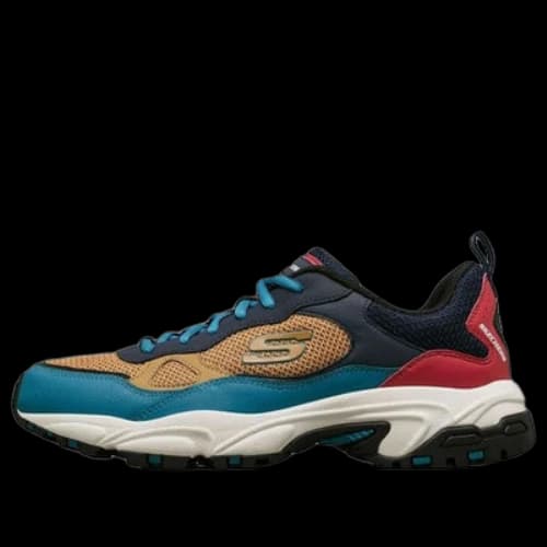 Skechers Stamina Running Shoes Black/Blue/Red