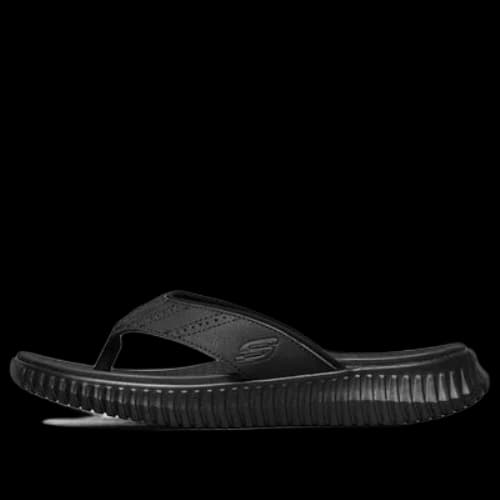 Skechers Elite Flex Black Flip-Flops