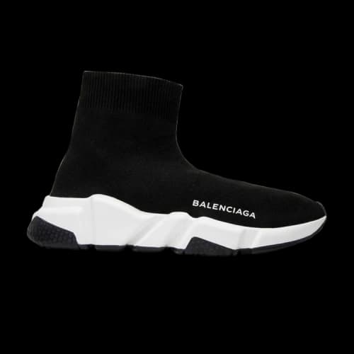 Balenciaga Speed Trainer Mid 'Black White' (Women's)
