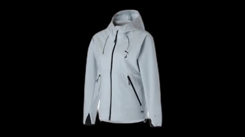 Puma Women's Seasons Raincell Full Zip Jacket Platinum Gray