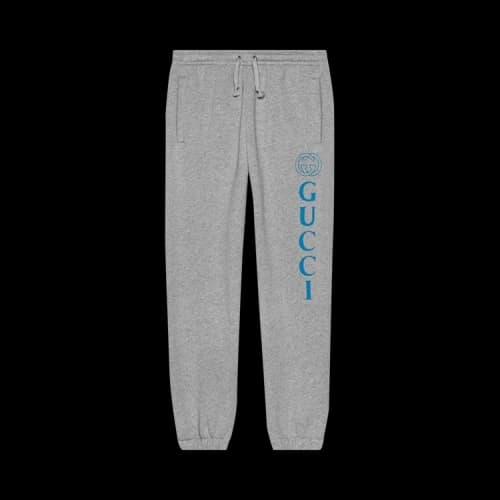 Gucci Logo Drawstring Pants 'Grey'