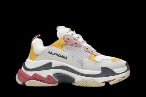 Balenciaga Triple S Trainer 'White Yellow' (Women's)