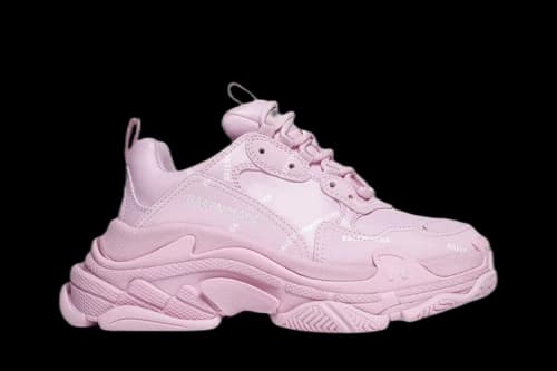 Balenciaga Triple S Sneaker 'Allover Logo - Pink' (Women's)