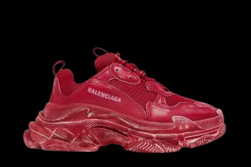 Balenciaga Triple S Sneaker 'Dark Red' (Women's)