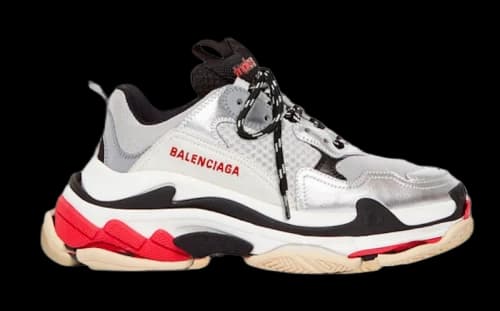 Balenciaga Triple S Silver Black (2019) (Women's)