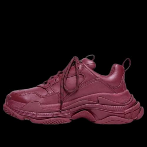 Balenciaga Triple S Sneakers 'Burgundy' (Women's)