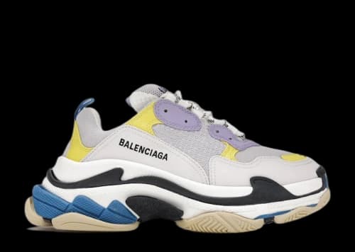 Balenciaga Triple S Purple Yellow Blue (Women's)