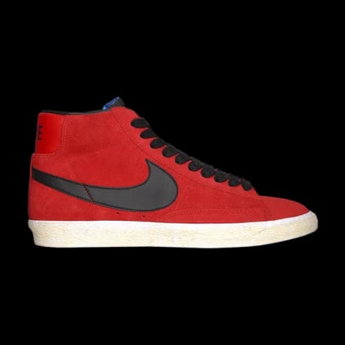 Nike Blazer Mid Premium Suede 'Challenge Red Black'
