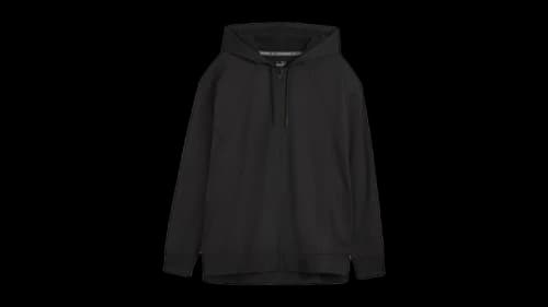 Puma Women's Train Cloudspun Full Zip Hoodie Black