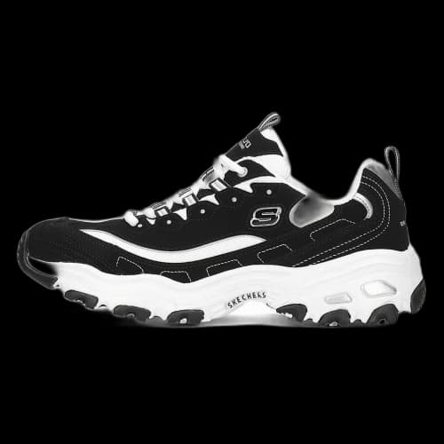 Skechers D'LITES Daddy Shoes 'White Black'