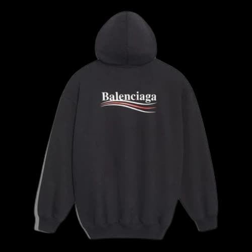 Balenciaga Cola Label Hoodie Black (Women's)