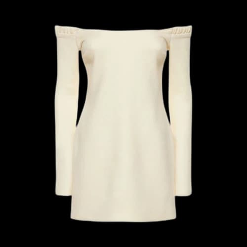 Khaite Octavia Dress 'Bone'