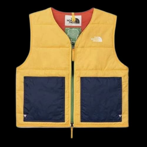 THE NORTH FACE X Brain Dead Puffer Vest 'Yellow'
