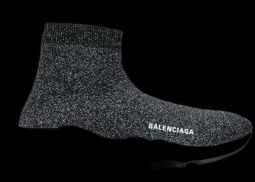 Balenciaga Speed Trainers Mid Lurex Knit (Women's)