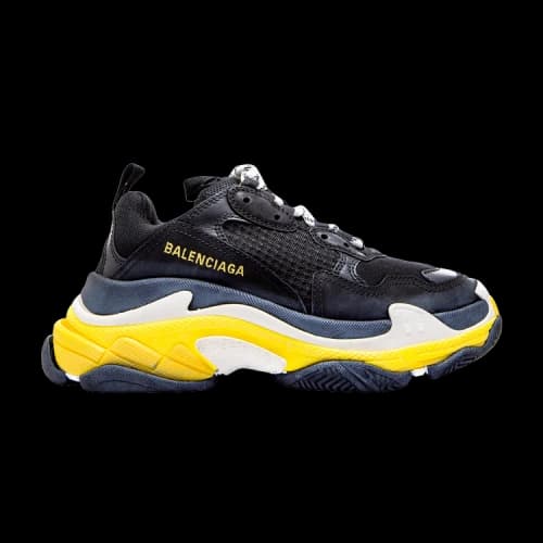 Balenciaga Triple S 'Black Yellow' (Women's)