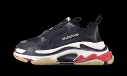 Balenciaga Triple S Black Red