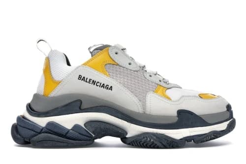 Balenciaga Triple S Split White Light Grey Yellow