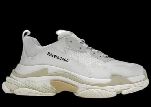 Balenciaga Triple S White Tan