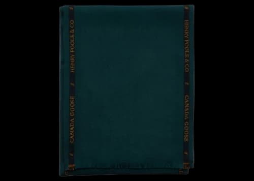 Canada Goose x Henry Poole Woven Selvedge Scarf Algonquin Green