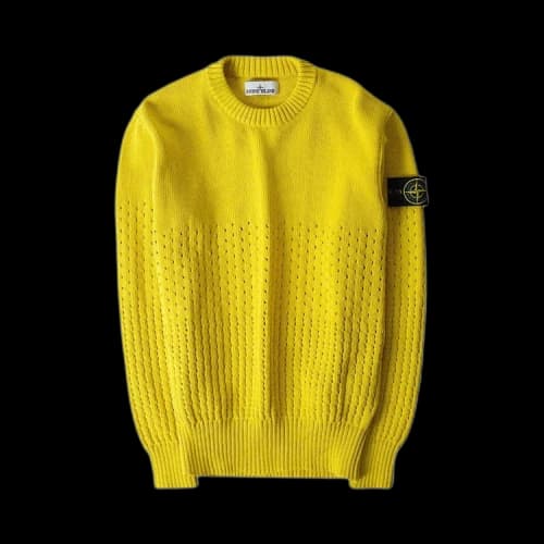 Stone Island Crewneck Sweater 'Yellow'