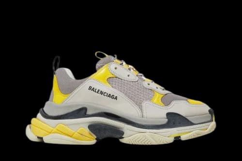 Balenciaga Triple S Sneaker 'Yellow Grey' 2019