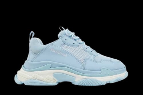 Balenciaga Triple S Sneaker 'Allover Logo - Light Blue'
