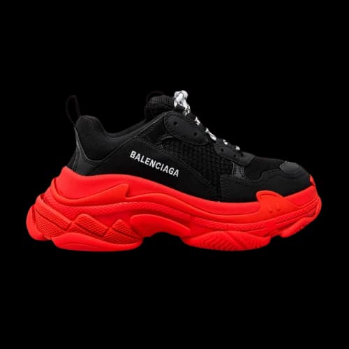 Balenciaga Triple S Sneaker 'Black Red'