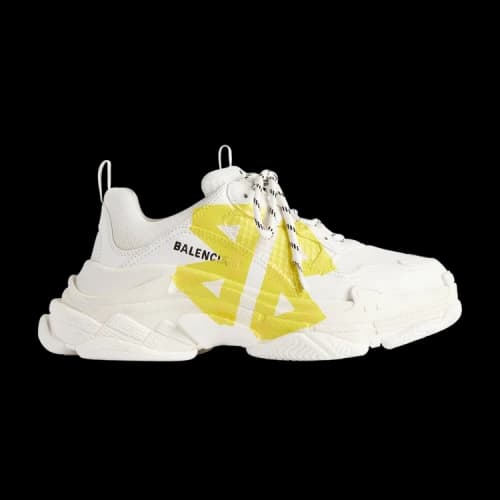Balenciaga Triple S Sneaker 'Tape Type - White Yellow'