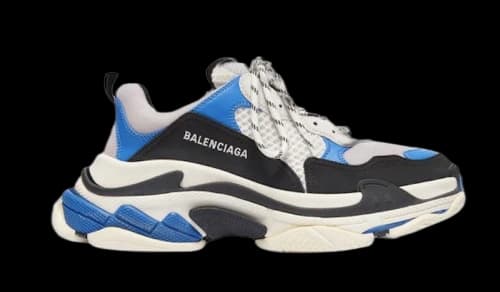 Balenciaga Triple S Black Blue