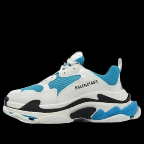 Balenciaga Triple S Sneakers 'White Carib Blue'