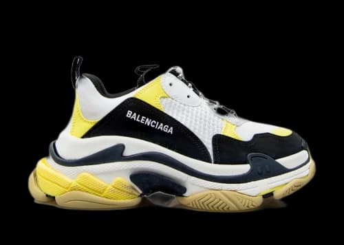 Balenciaga Triple S White Black Yellow