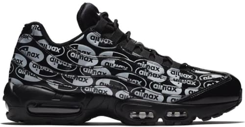 Nike Air Max 95 All-Over Print Black White
