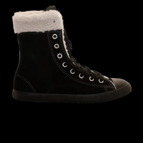 Converse Chuck Taylor Dainty Shearling Extra Hi 'Mono Black'