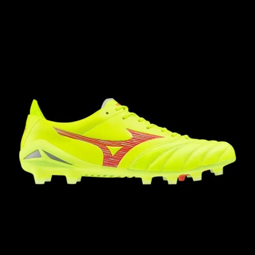 Mizuno Morelia Neo 4 Elite 'Safety Yellow Fiery Coral'