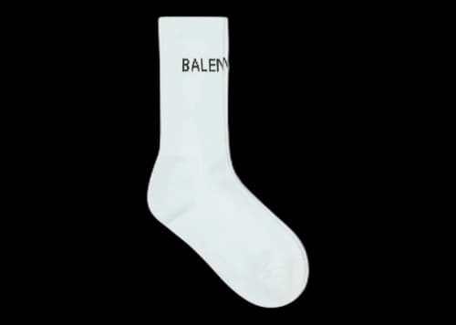 Balenciaga Tennis Socks Light Blue/Black