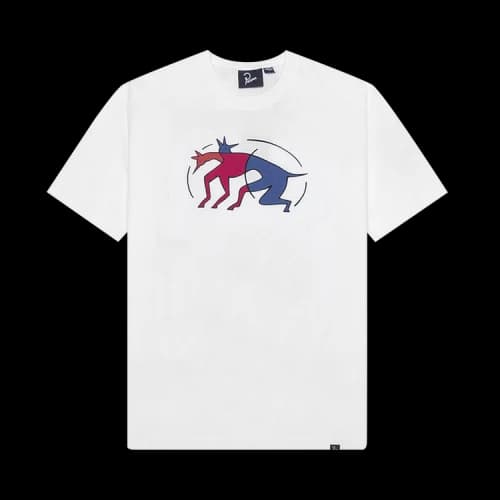 Parra The Zoomies T-Shirt 'White'
