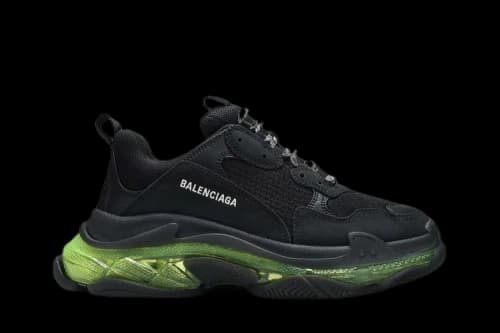 Balenciaga Triple S Sneaker 'Black Yellow Fluo'